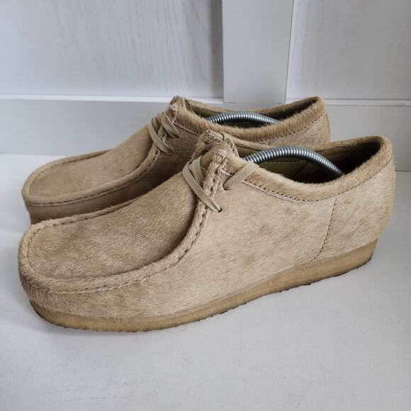 Clarks Originals Wallabee Fur Slip On Casual Shoe Maple Hair- Men's 12- 26173635 - Picture 2 of 12